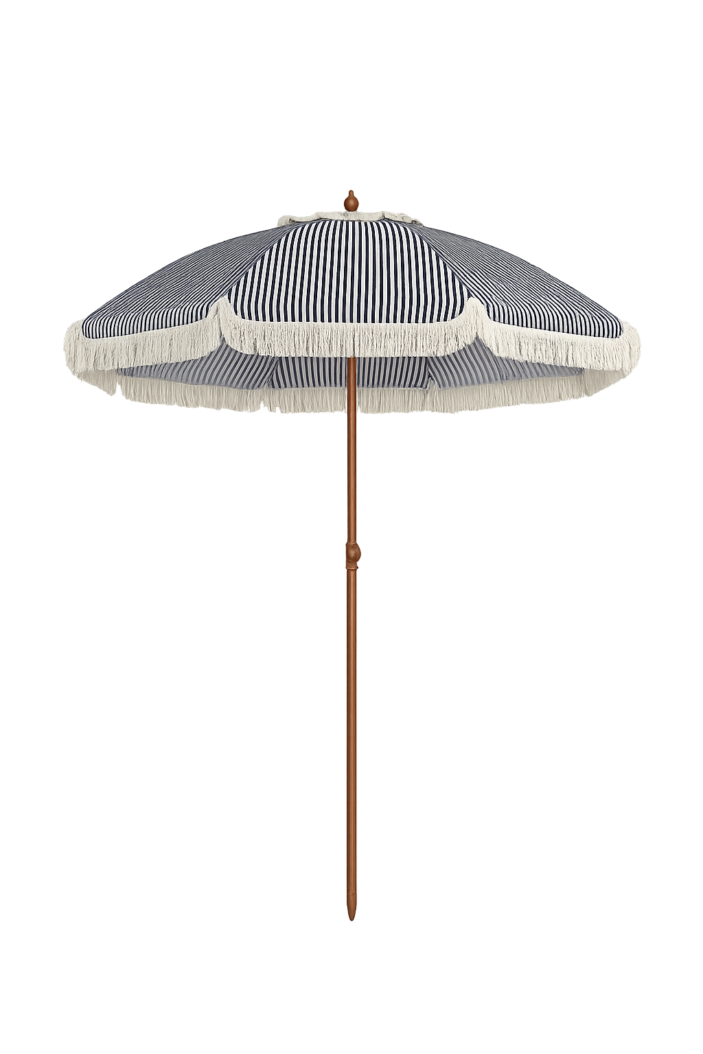 Blauw Streep Parasol